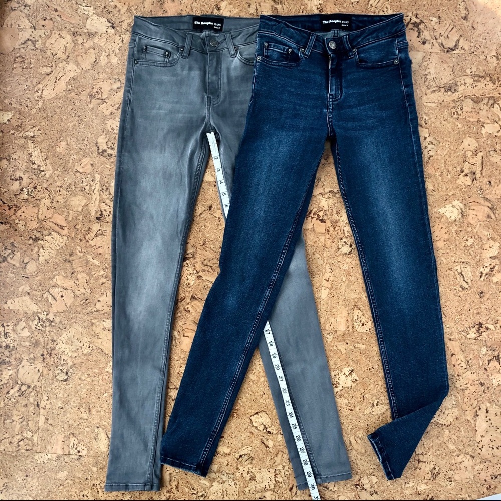Two Pair: The Kooples Billy Jean, Blue&Gray, sz 24